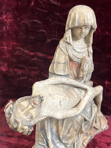  - Vierge de pitié en marbre vers 1380