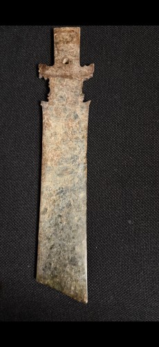 Blade Jade Zhang western Zhou dynasty - Asian Works of Art Style 