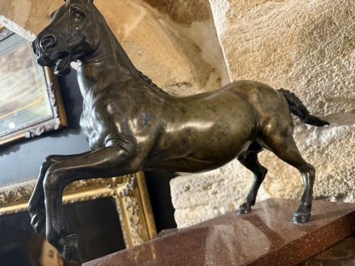 Sculpture  - Bronze Horse with patina, late XVIIIth century