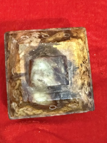 Two seals in Jade and hard stone - 