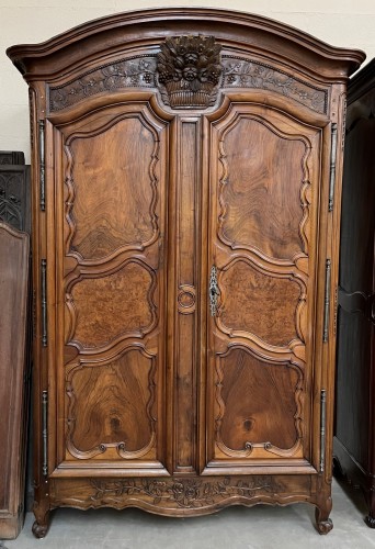 Armoire provençale Louis XV dite de mariage - Mobilier Style 