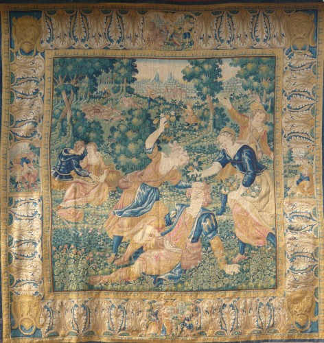 L'été - Tapisserie d'Audenarde du 17e siècle