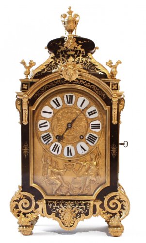 Louis XIV mantel Clock by Goret Pierre in Paris