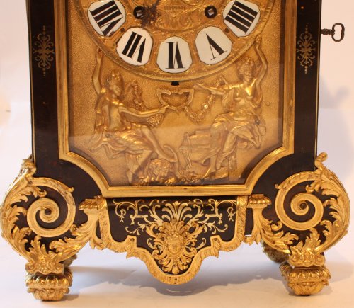 Pendule Religieuse Louis XIV de Pierre Goret à Paris - Denoyelle antiquités