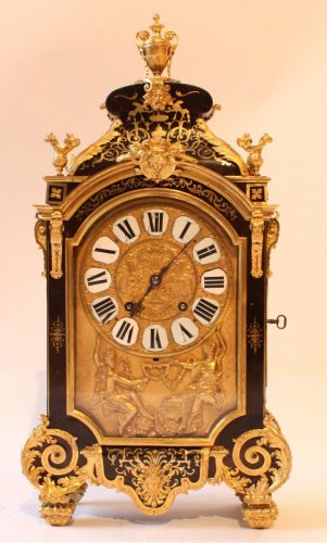 Louis XIV - Pendule Religieuse Louis XIV de Pierre Goret à Paris