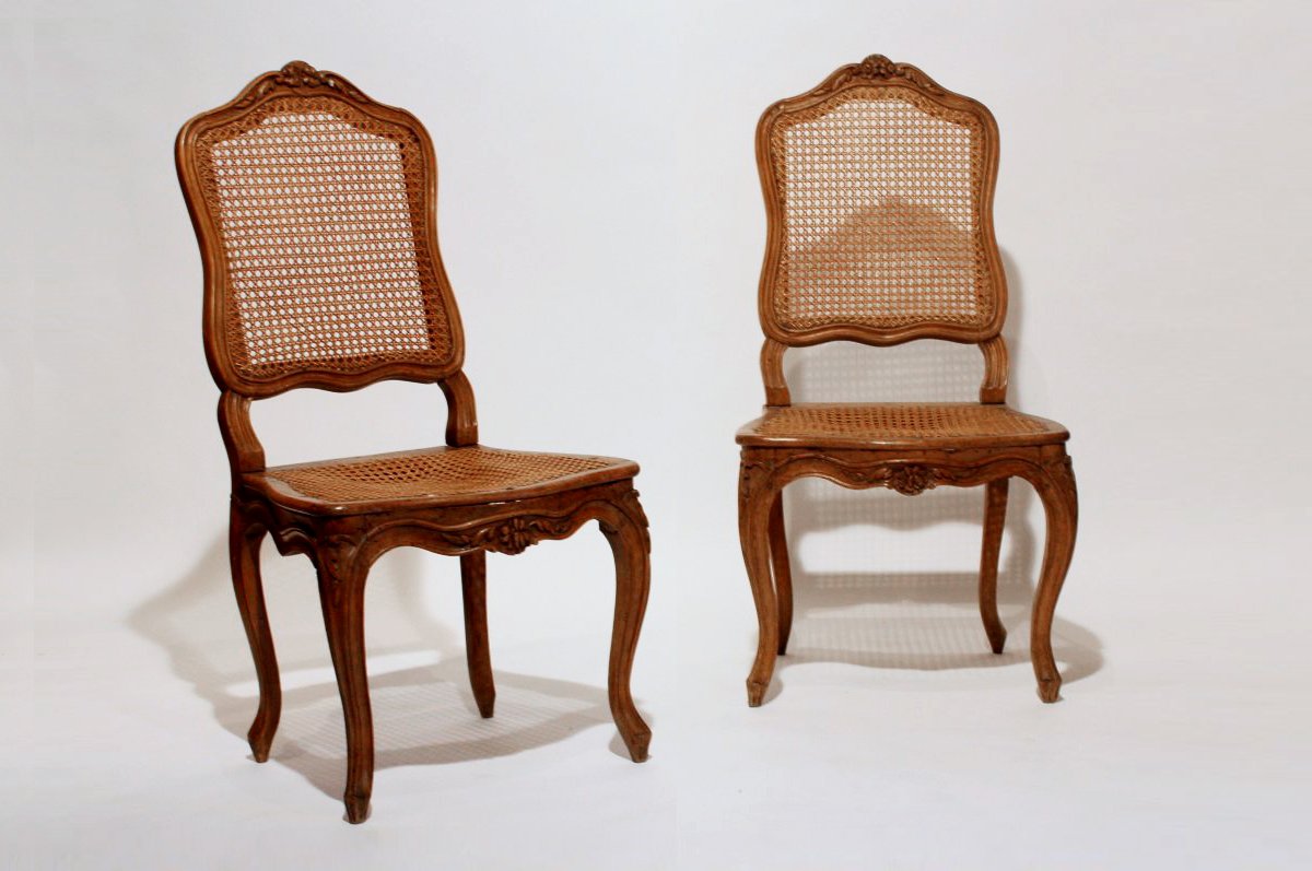 Paire de Chaises  XVIIIe siècle  N.16253