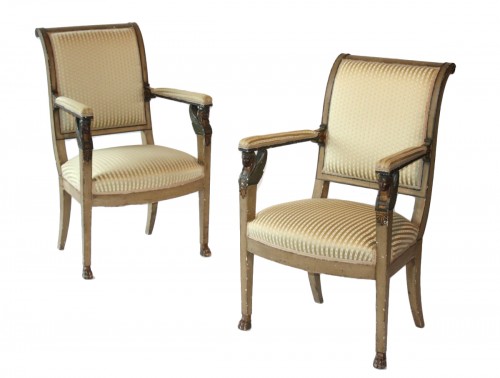 Pair of chairs "Retour d'Égypte"