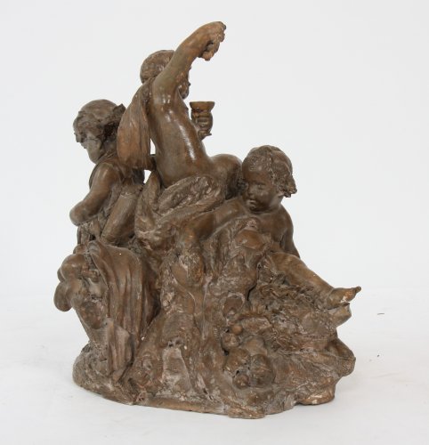 Sculpture Sculpture en Terre cuite - La Vigne - Terre cuite originale d'Atelier, début XIXe siècle