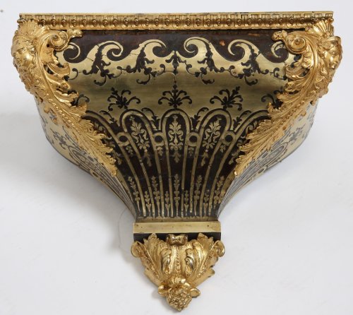 Cartel et son cul de lampe, XVIIIe siècle - 