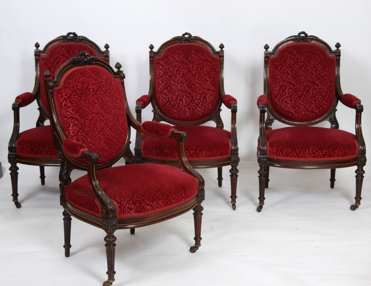 Salon de château époque Napoléon III - XIXe siècle - N.58065