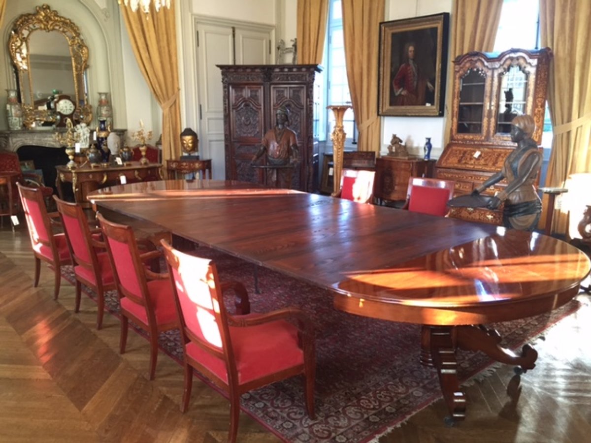 Salle A Manger Xix Table Fleur