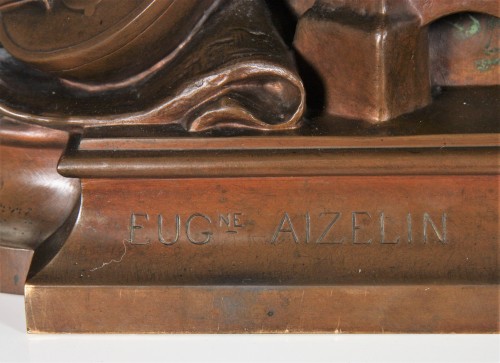 Mignon - Eugène-Antoine Aizelin (1821-1902) , Fonte Barbedienne - 