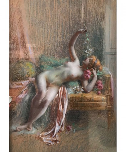 Le repos du modèle - Delphin Enjolras (1857-1945)