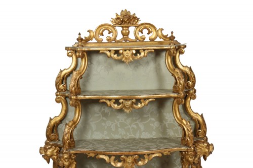 Venetian Pair of shelves, 19th century - Furniture Style 