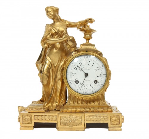Pendule Louis XVI en bronze doré