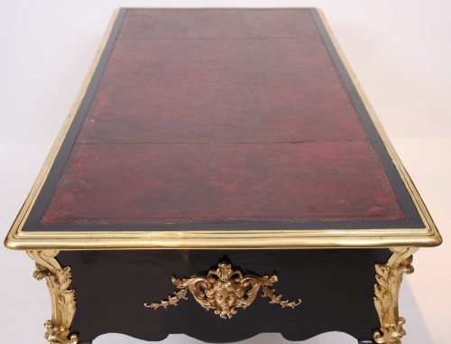 Rare and important Louis XIV double-sided bureau plat - 