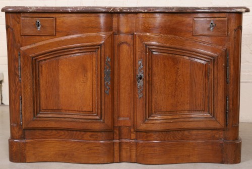 Buffet de chasse "Arbalette" en chêne XVIIIe - Mobilier Style 