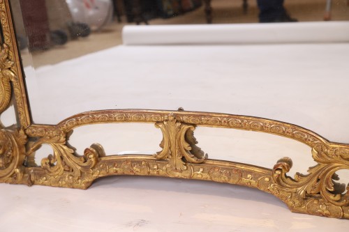 Miroir à parecloses fin XIXe - Denoyelle antiquités
