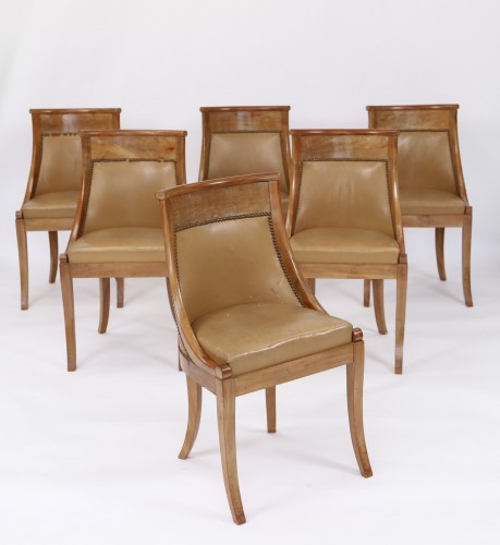 Ensemble de 6 chaises Gondoles - Sièges Style 
