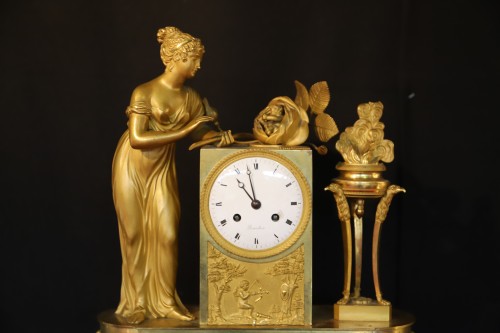 Empire Clock &quot;Birth of the Duke of Bordeaux&quot;. - Horology Style Empire