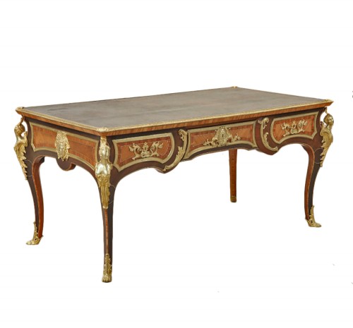 Inlaid double-sided Bureau plat