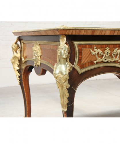 Furniture  - Inlaid double-sided Bureau plat