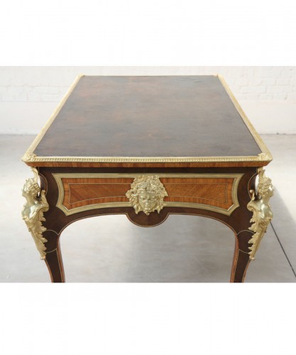 Inlaid double-sided Bureau plat - 