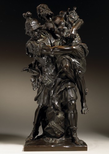 Aeneas carrying Anchises from Troy  - Sculpture Style 