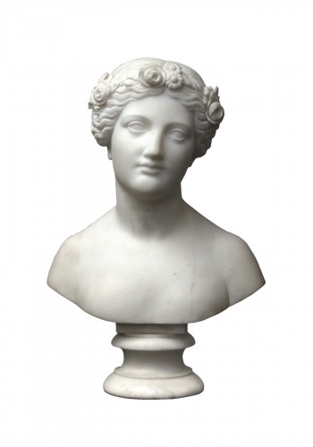 Bust of Flora - Stefano Butti (1807-1880)
