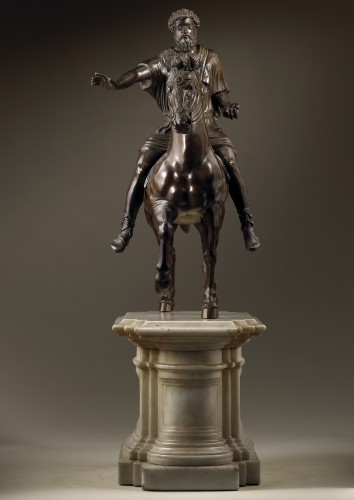 Marc Aurèle à cheval - Sculpture Style 
