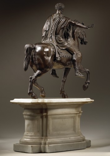 Sculpture Sculpture en Bronze - Marc Aurèle à cheval
