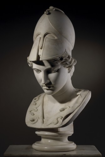 XVIIIe siècle - Buste colossal de Pallas Athéna de type Velletri