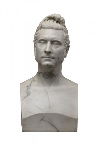 Herm-bust of a Man, possibly Antoine Pauwels (1796-1852)