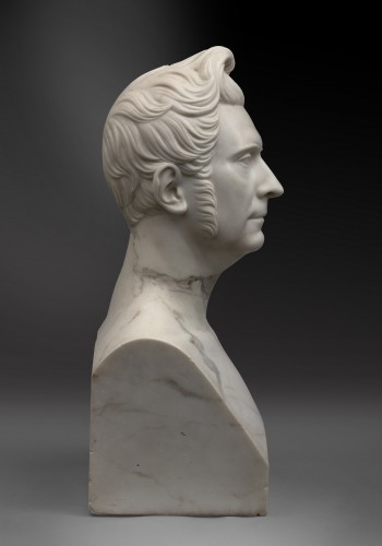 Herm-bust of a Man, possibly Antoine Pauwels (1796-1852) - 