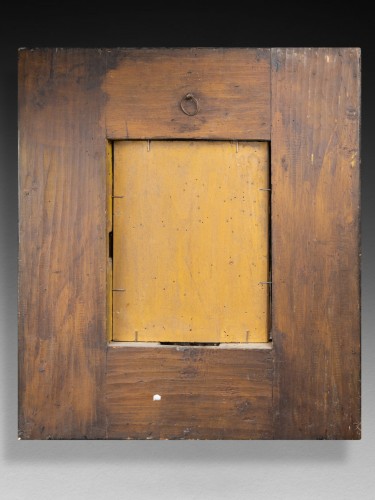 Mirrors, Trumeau  - ebonised pear wood mirror circa 1700