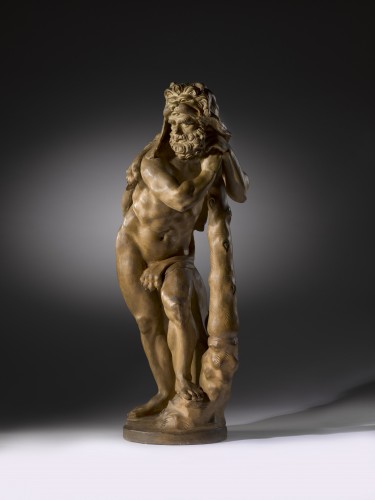 Sculpture Sculpture en Terre cuite - Hercule au repos