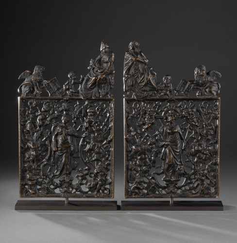 Portes en bronze d'Antonio Gai - Sculpture Style 