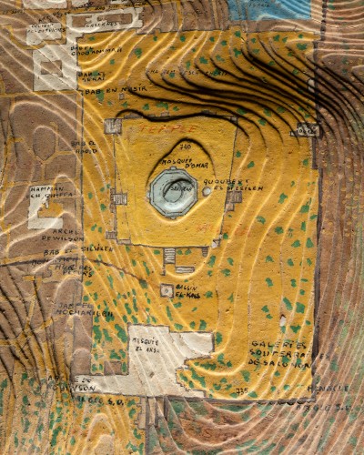 20th century - Topographical map of Jerusalem
