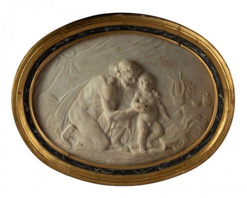 Anacréon réchauffant l'Amour - François Lucas (1736-1813)