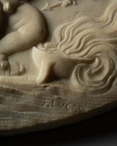 Anacreon and Cupid - François Lucas (1736-1813) - Sculpture Style 