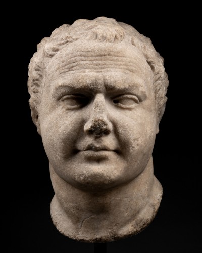 Tête de l’Empereur Titus, Italie XVIe siècle - Sculpture Style 