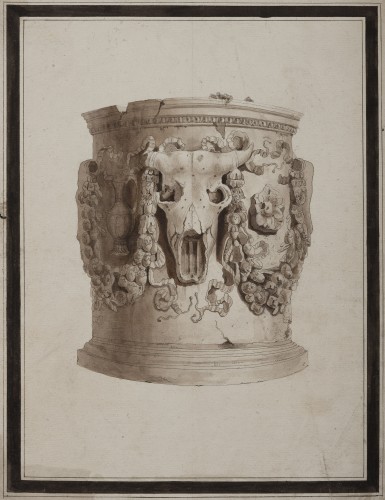 Autel votif de la Rome antique - Tableaux et dessins Style 