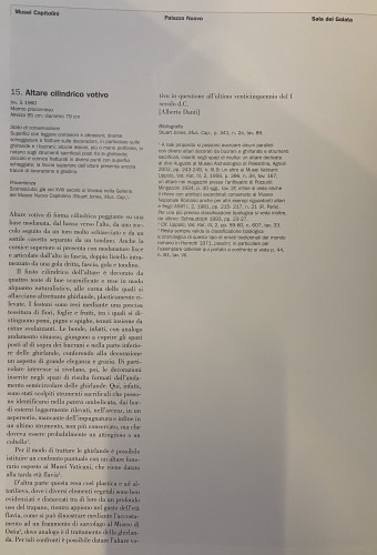 Autel votif de la Rome antique - Desmet Galerie