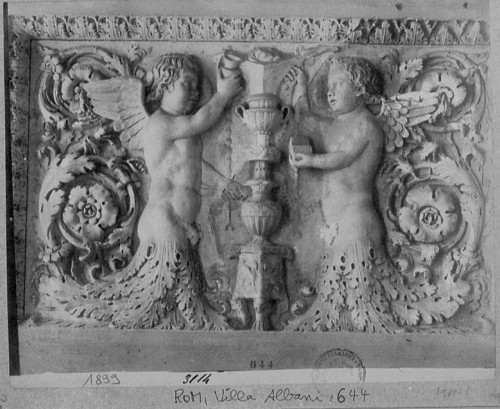 Tableaux et dessins Dessin, Aquarelle & Pastel - Relief romain antique