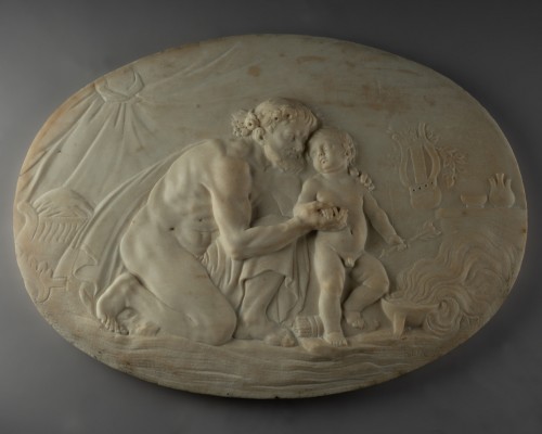 Anacreon and Cupid - François Lucas (1736-1813) - Sculpture Style 
