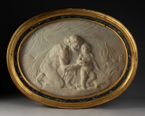 Sculpture  - Anacreon and Cupid - François Lucas (1736-1813)