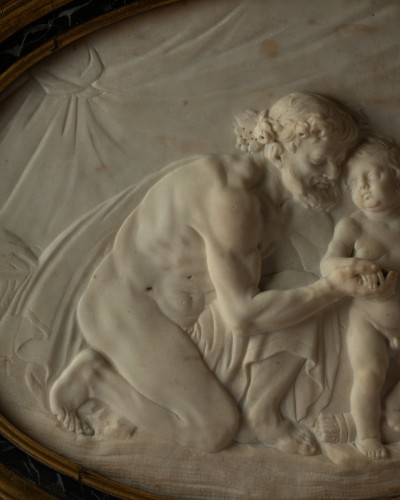 18th century - Anacreon and Cupid - François Lucas (1736-1813)
