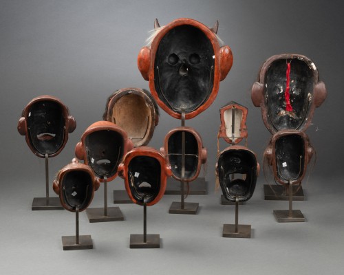  - 11 Japanese Nô masks