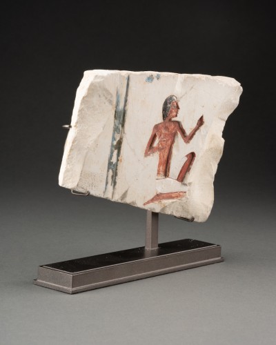 BC to 10th century - Egyptian Fragment of a Seated Man (tomb Mentuemhat ?)