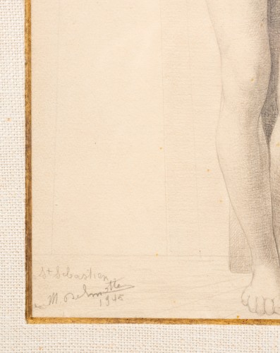 Saint Sebastian - Marcel Delmotte (1901 – 1984) - Paintings & Drawings Style 